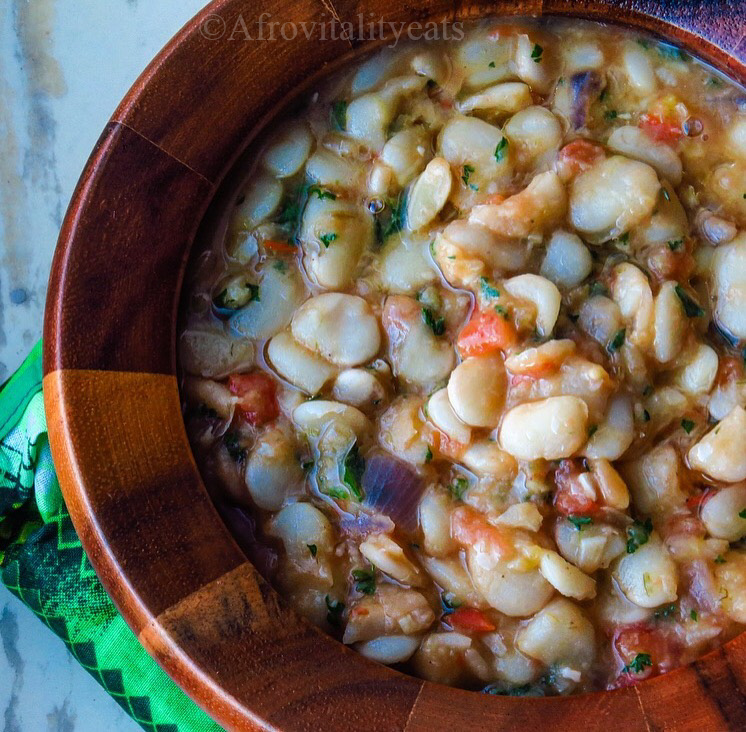 stewed lima beans